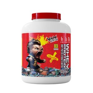 Whey Protein – 25g Protein, BCAA + EAA Blend for Strength & Muscle Growth (83 Servings, Chocolate)